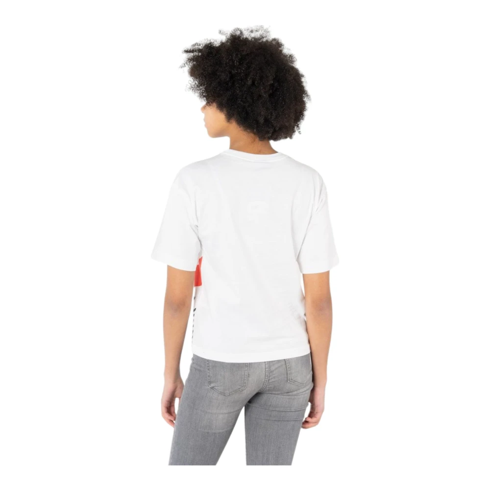 Champion Korte Mouw T-shirt White Dames