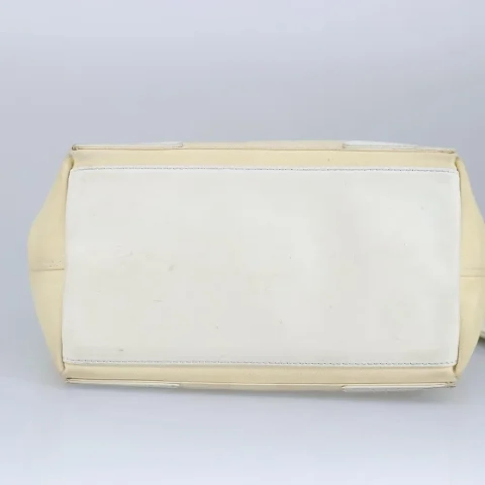 Balenciaga Vintage Pre-owned Canvas handbags Beige Dames