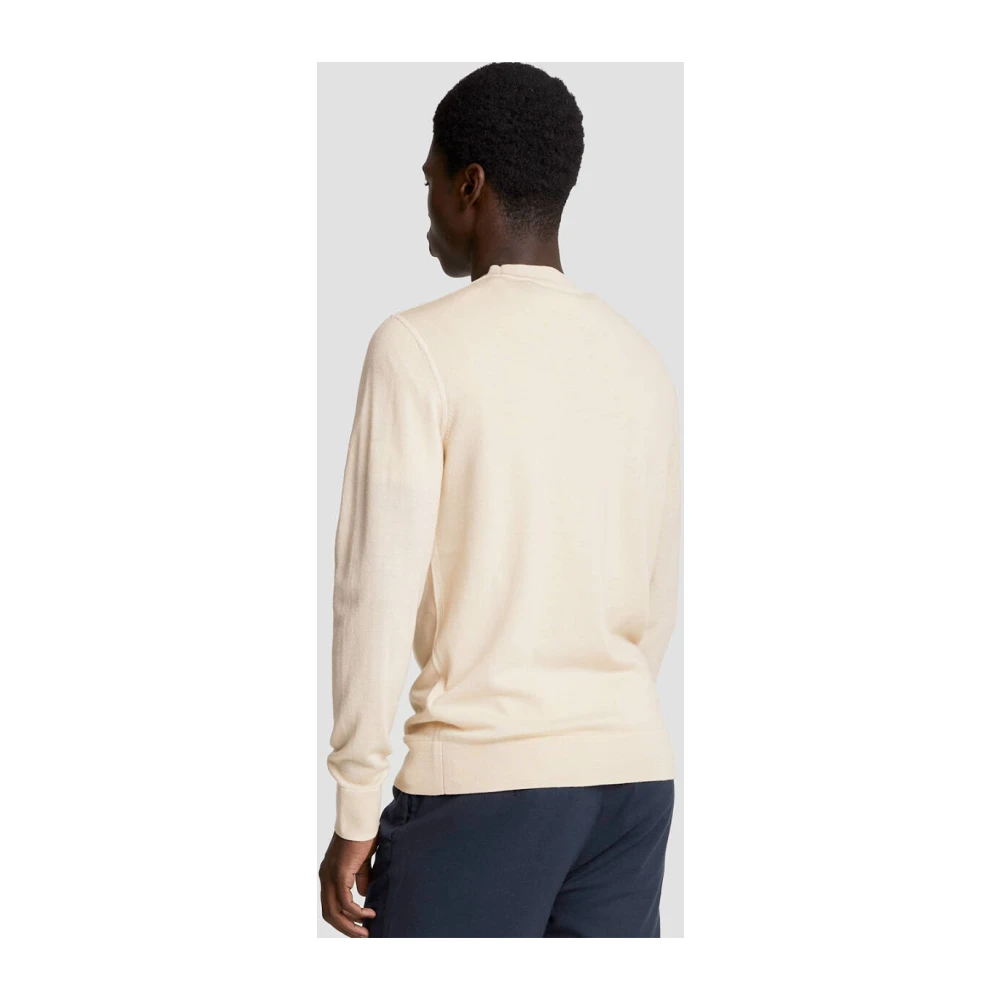Lyle & Scott Stijlvolle Pullover Sweater Beige Heren