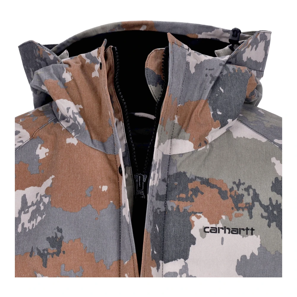 Carhartt WIP Trail Print Lichtgewicht Jas met Fleece Voering Multicolor Heren