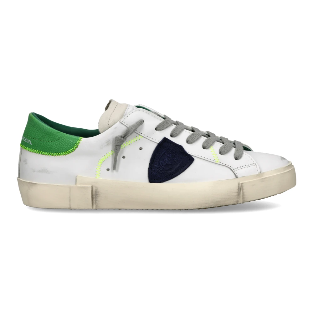 Philippe Model Men's White Sneakers, 7 Uk, Prsx Tennis