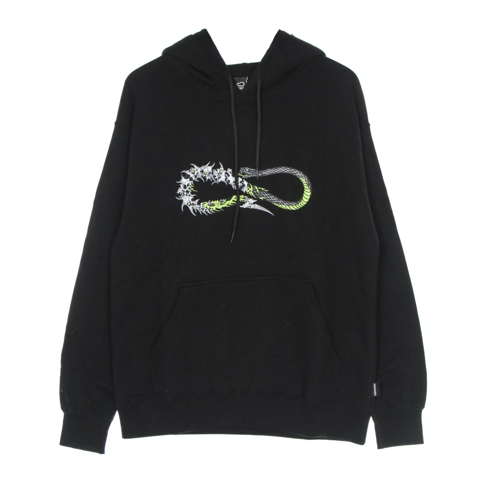 Propaganda Zwarte hoodie met slanglogo Black Heren