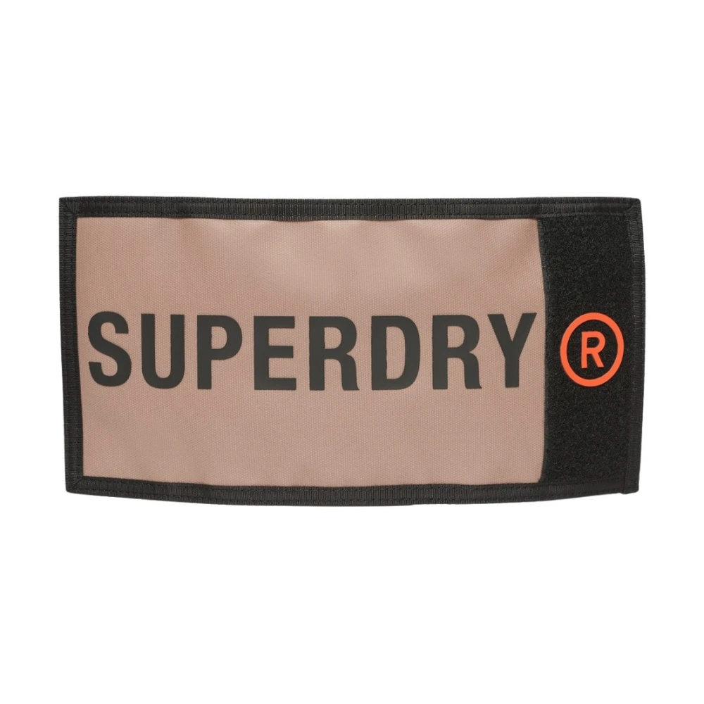 Superdry Women's Beige Tarp Tri-Fold Wallet
