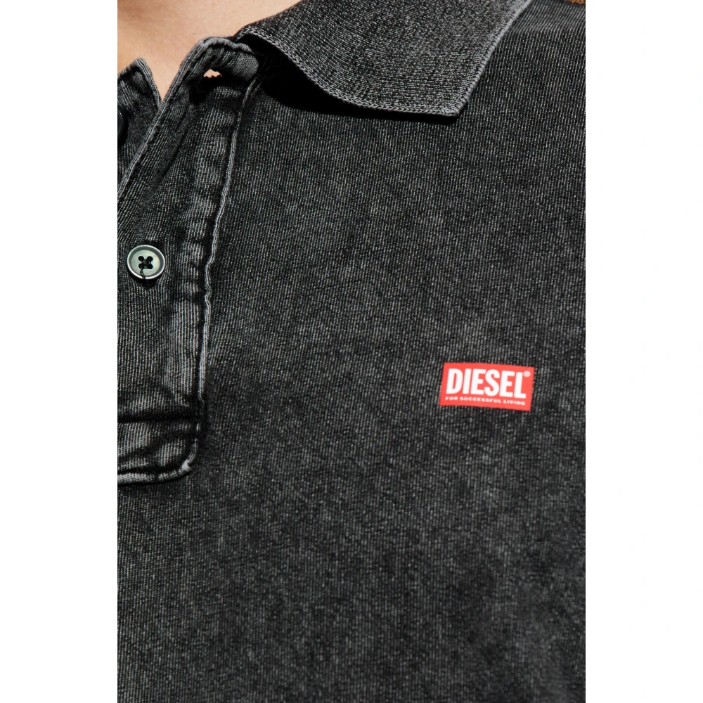 Diesel Polo `T-Swind` Gray Heren