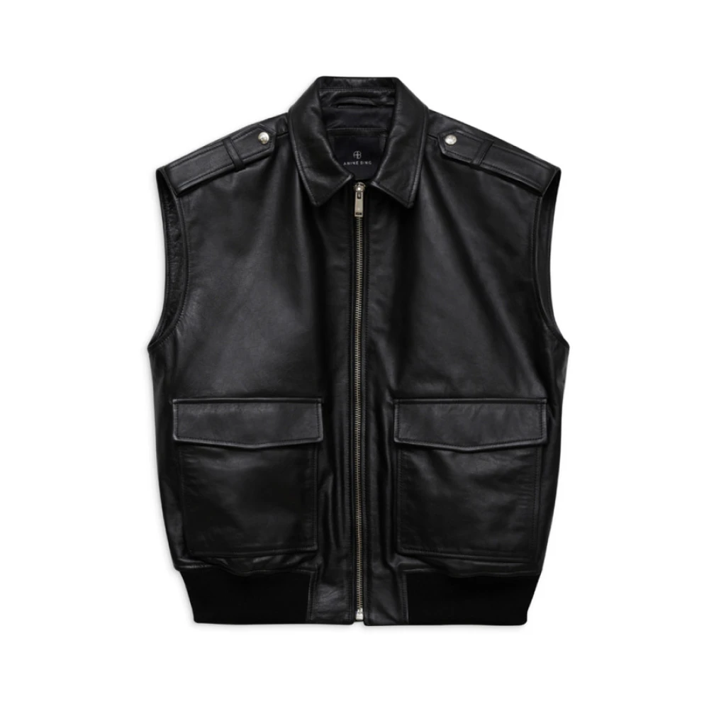 Anine Bing Sonnie Vest Black Dames