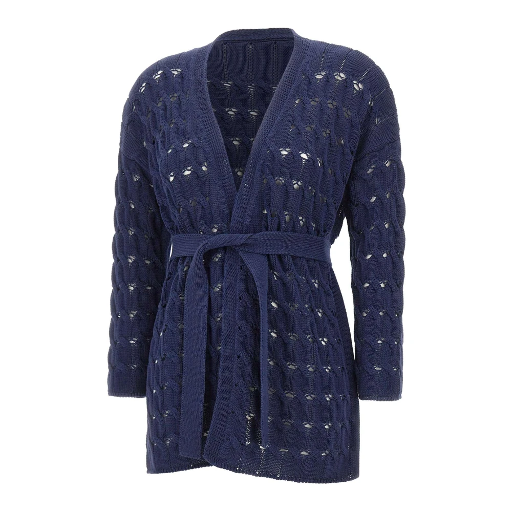 Kangra Blue Cardigan - Female - Cardigans - Xs - Knitwear