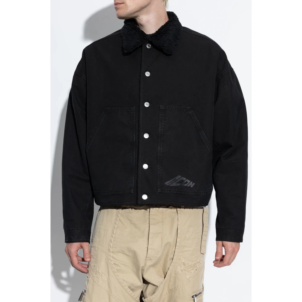 Dsquared2 Jas met logo Black Heren