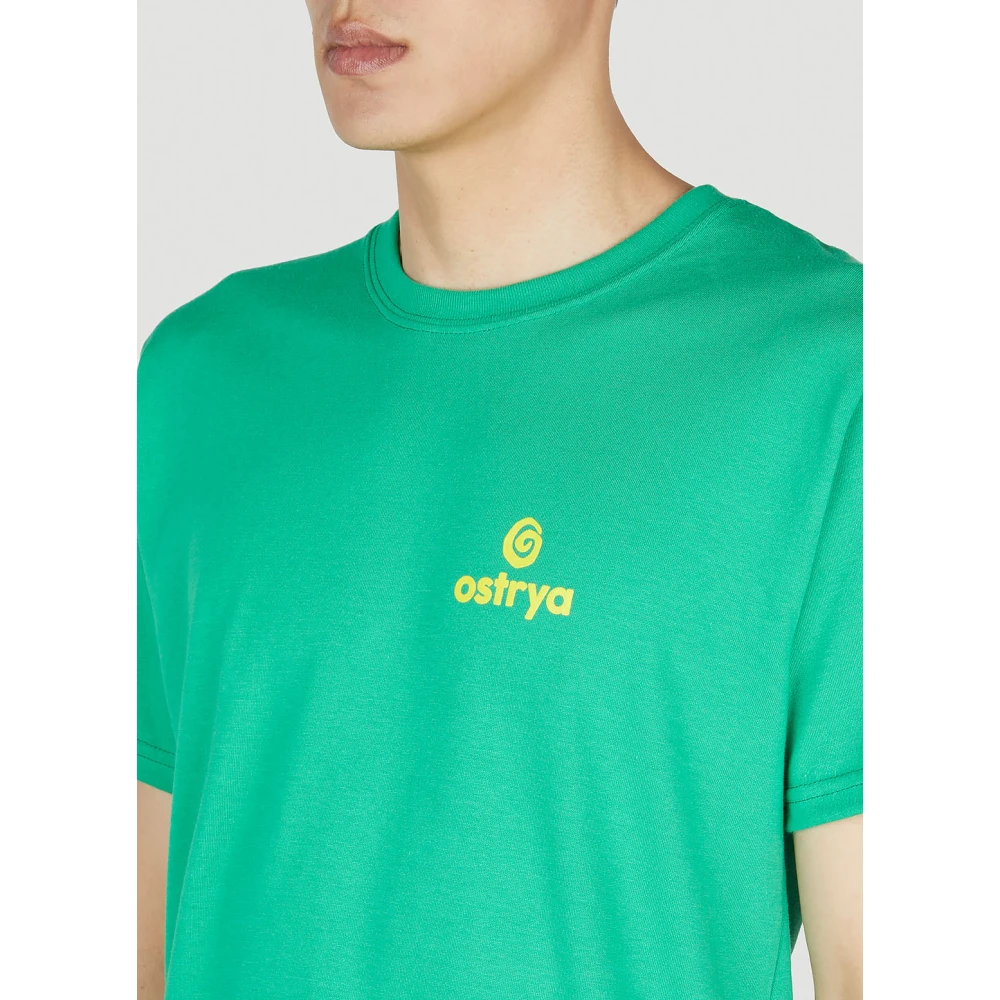 Ostrya Equi Logo T-shirt Green Heren