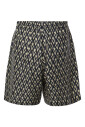 short-imprime-en-coton-marine-creme
