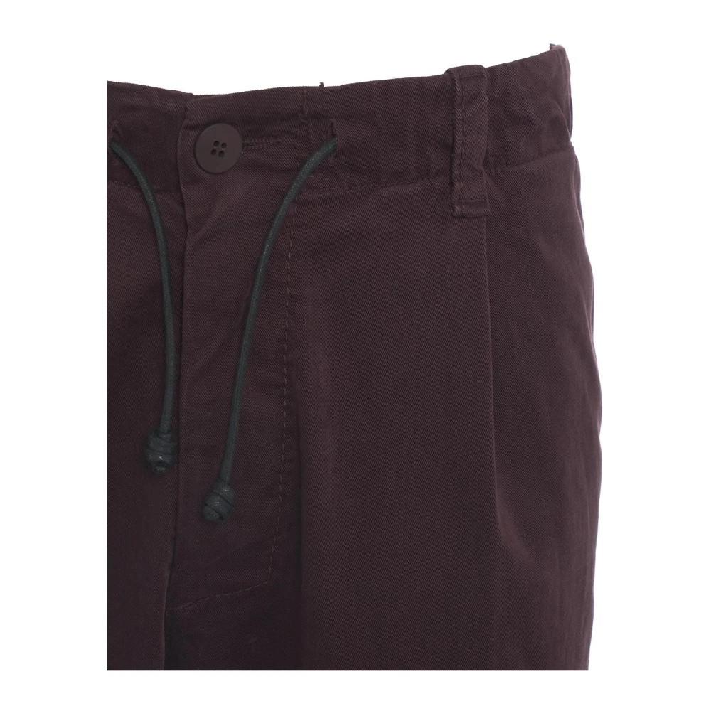 Transit Rode Broek Aw24 Red Heren
