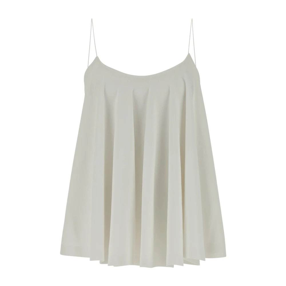 Jacquemus White Le Haut Voile - Female - Sleeveless Tops - S - Tops