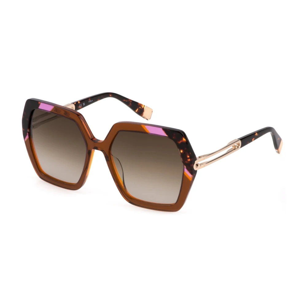 Furla Women's Brown Sunglasses, 56 Mm, Urban Chic Sunglasses