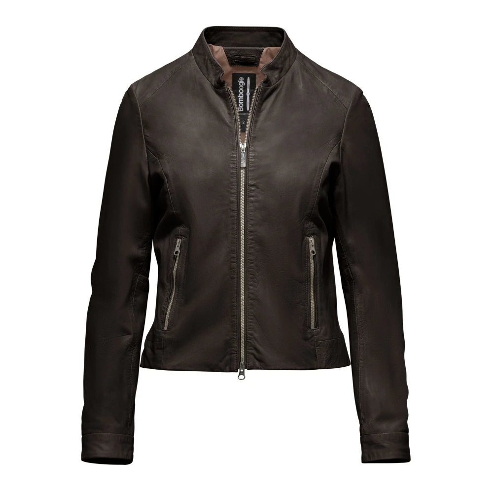 Jackets > Leather Jackets - - BomBoogie - Modalova