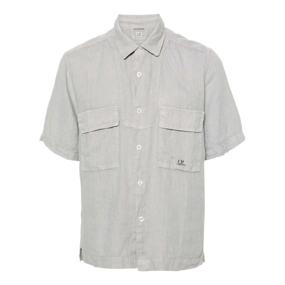 C.P. Company Blouses Shirts Gray Heren