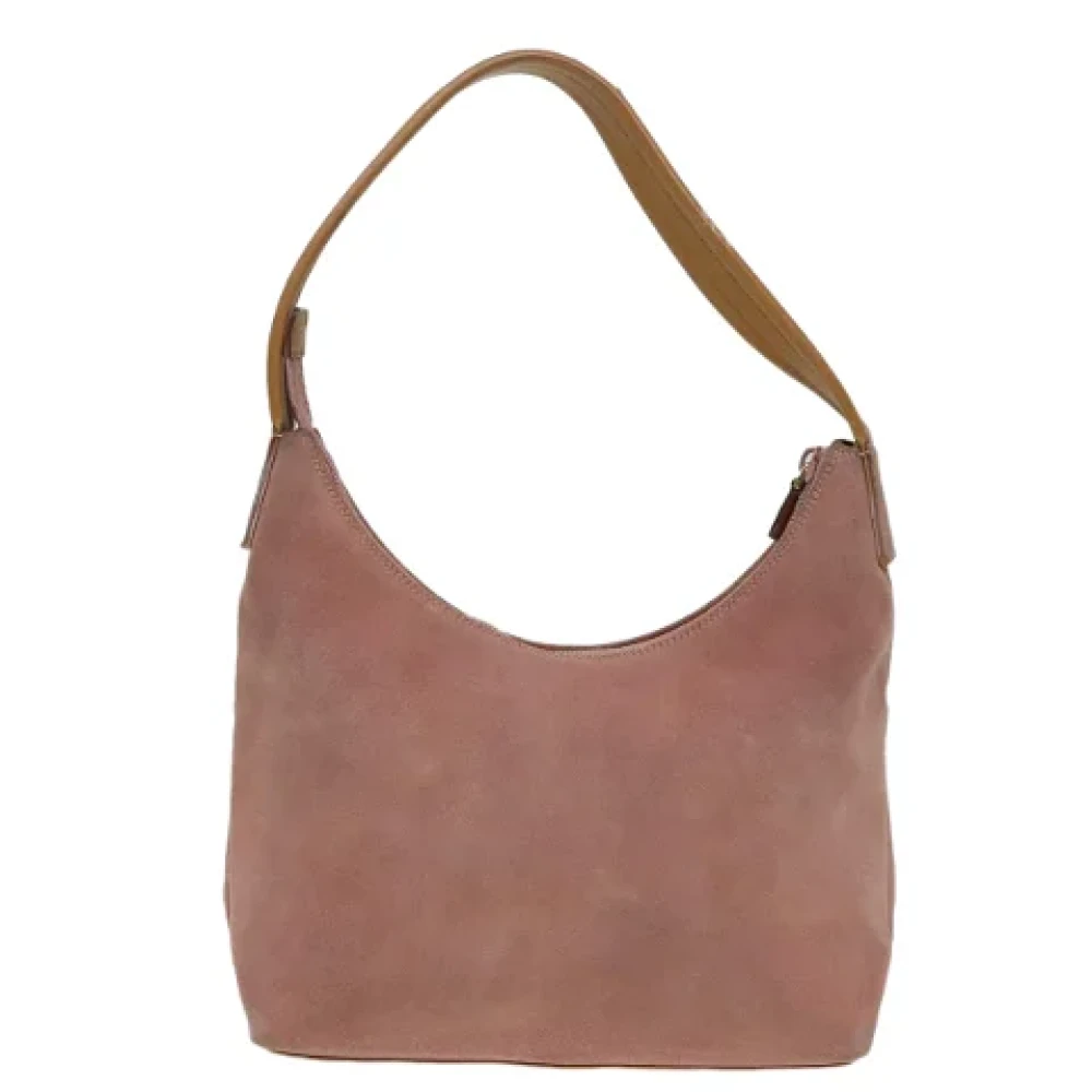 Gucci Vintage Pre-owned Suede gucci-bags Pink Dames