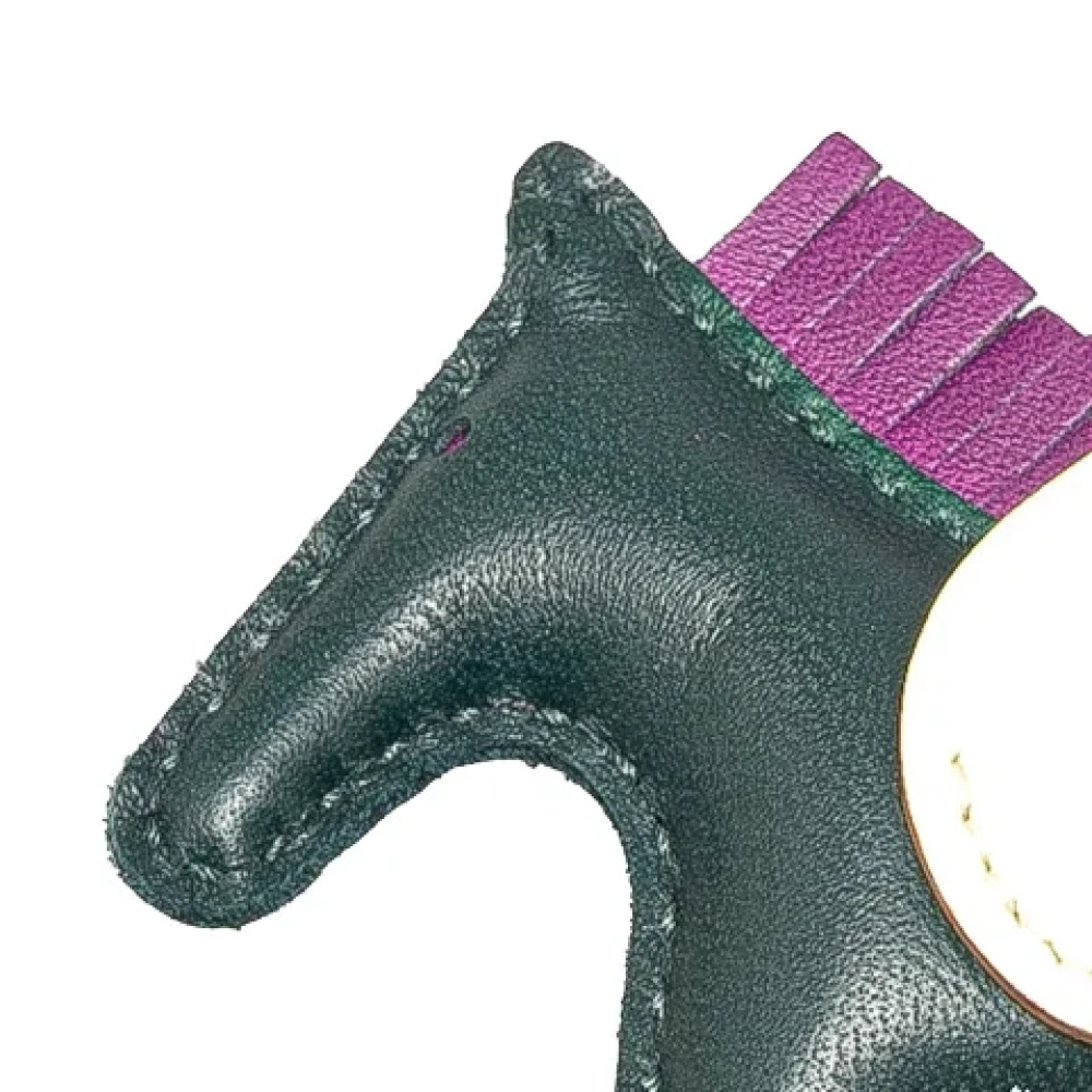 Hermès Vintage Pre-owned Leather key-holders Green Dames