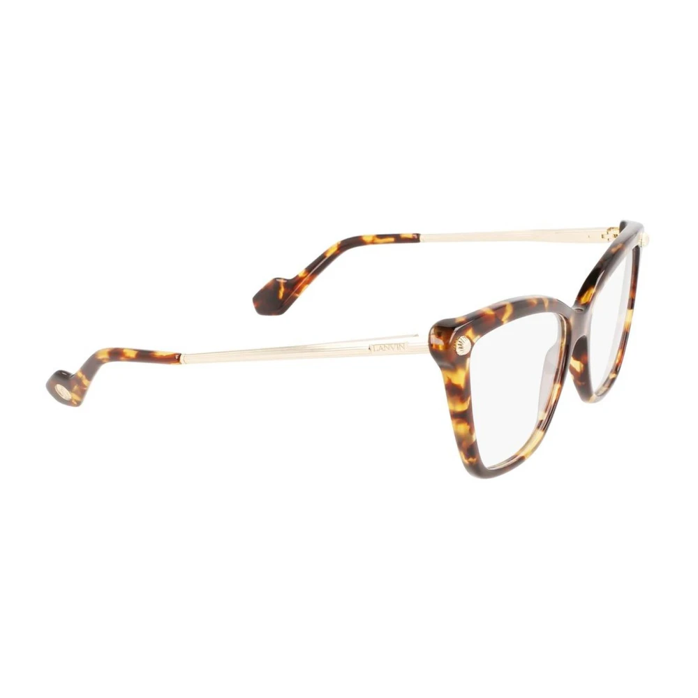 Lanvin Bruine Acetaatmontuur Bril Vrouwen Brown Dames