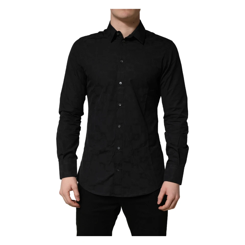 Dolce & Gabbana Men's Black Martini Dress Shirt - Casual Shirts - M - Shirts
