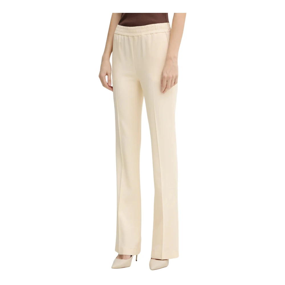 Twinset Donna Panna Pantalone Dritto Con Elastico, Colore - Immagine 3