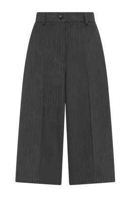 Bermuda sartoriale gessato
