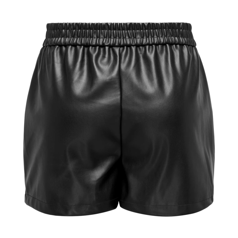 Jacqueline de Yong Leren Dames Shorts Black Dames