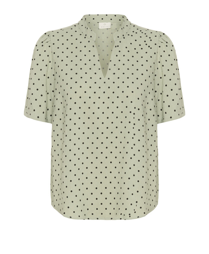 chemisier-a-manches-courtes-col-en-v-lily-pad-noir