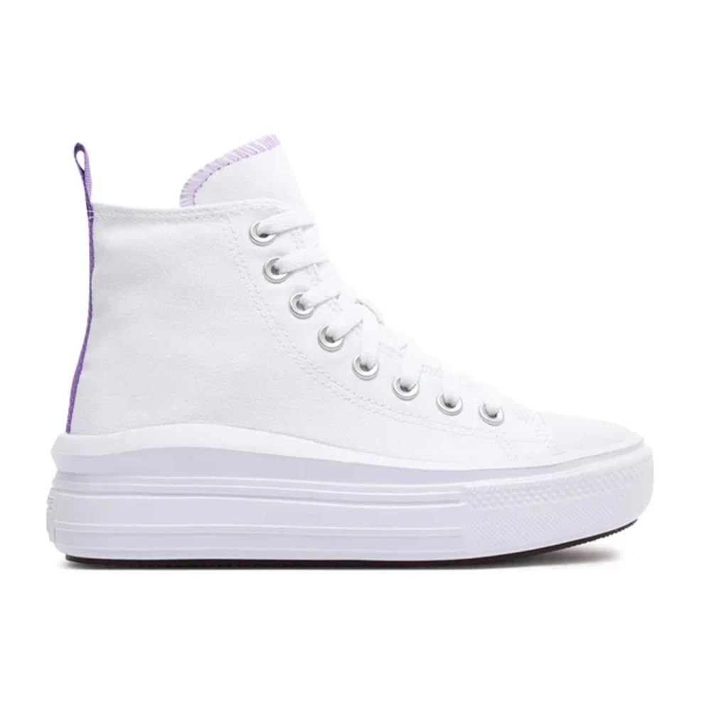 Converse Innovativa Platform Sneakers med Djärv Design White, Unisex