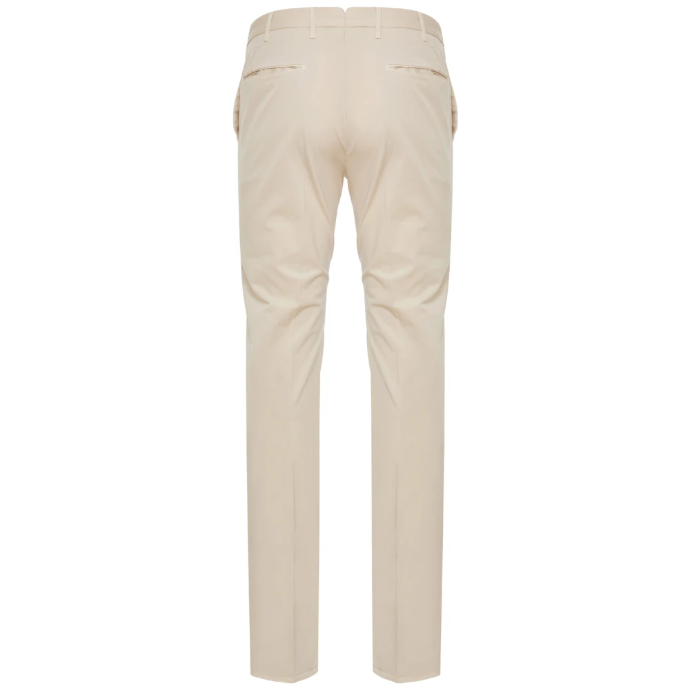 Incotex Slim-Fit Katoenen Broek Beige Heren