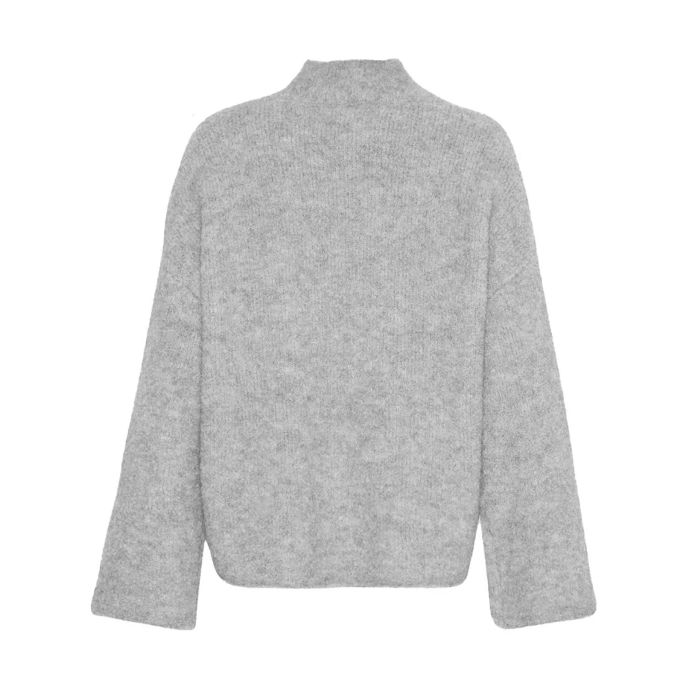moss copenhagen Bathilda Pullover Sweater Gray Dames