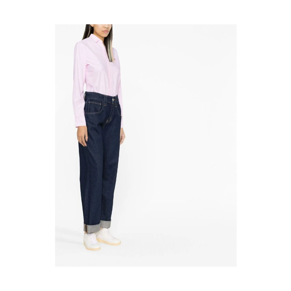 Ralph Lauren Cotton Oxford Overhemd Pink Dames
