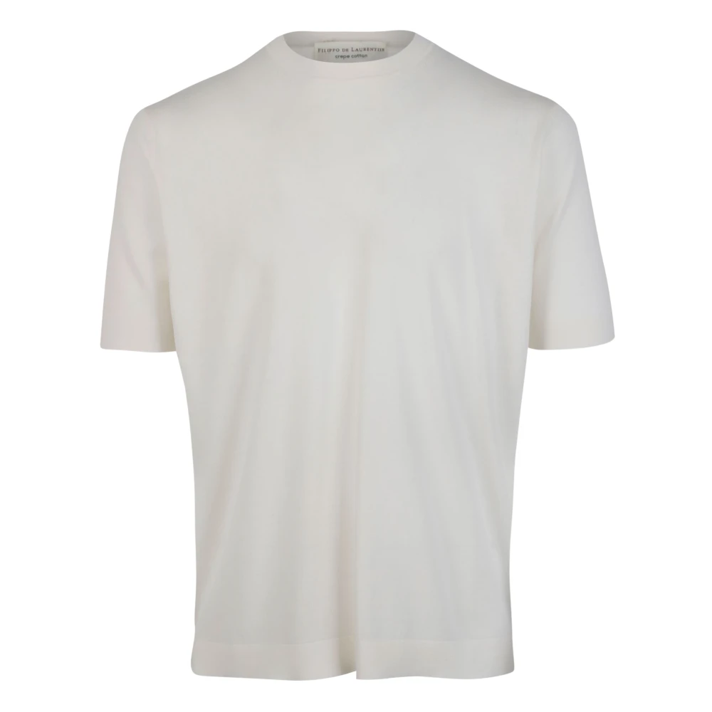 Filippo De Laurentiis Stijlvolle Shirts Polos White Heren