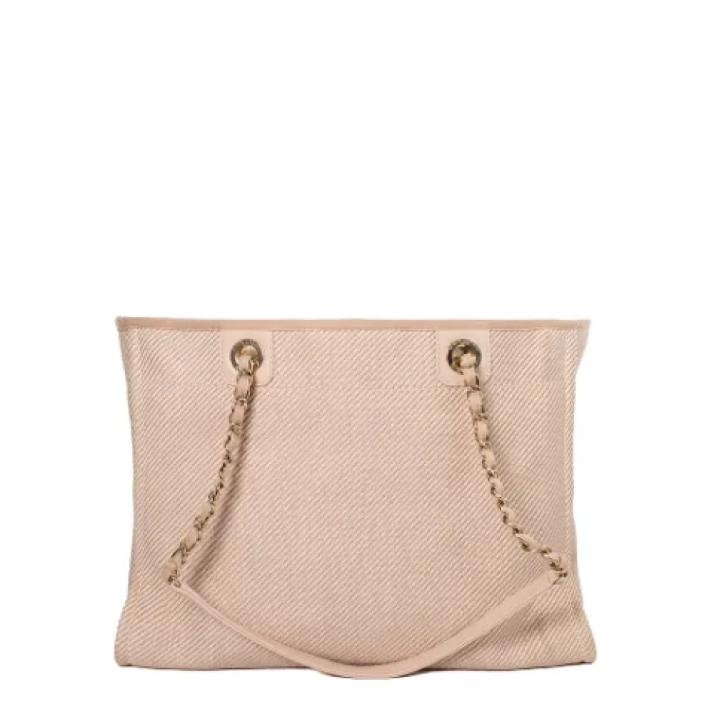 Chanel Vintage Pre-owned Canvas chanel-bags Pink Dames