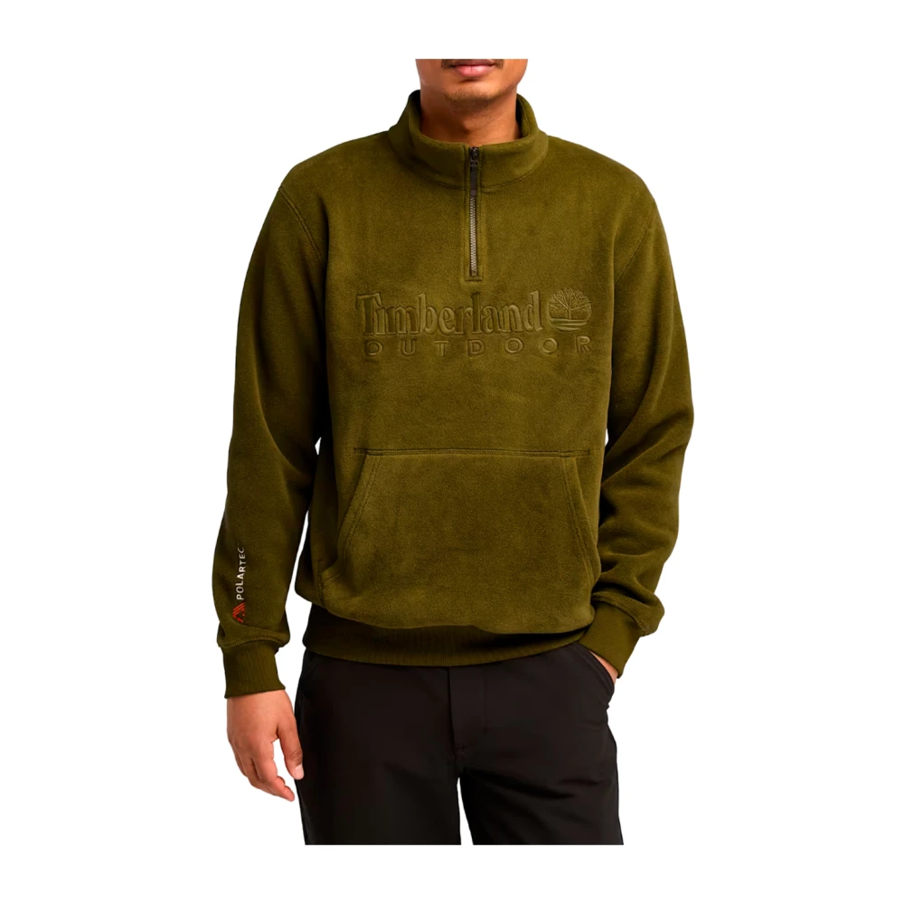 Timberland Veelzijdige Rits Sweater Green Heren