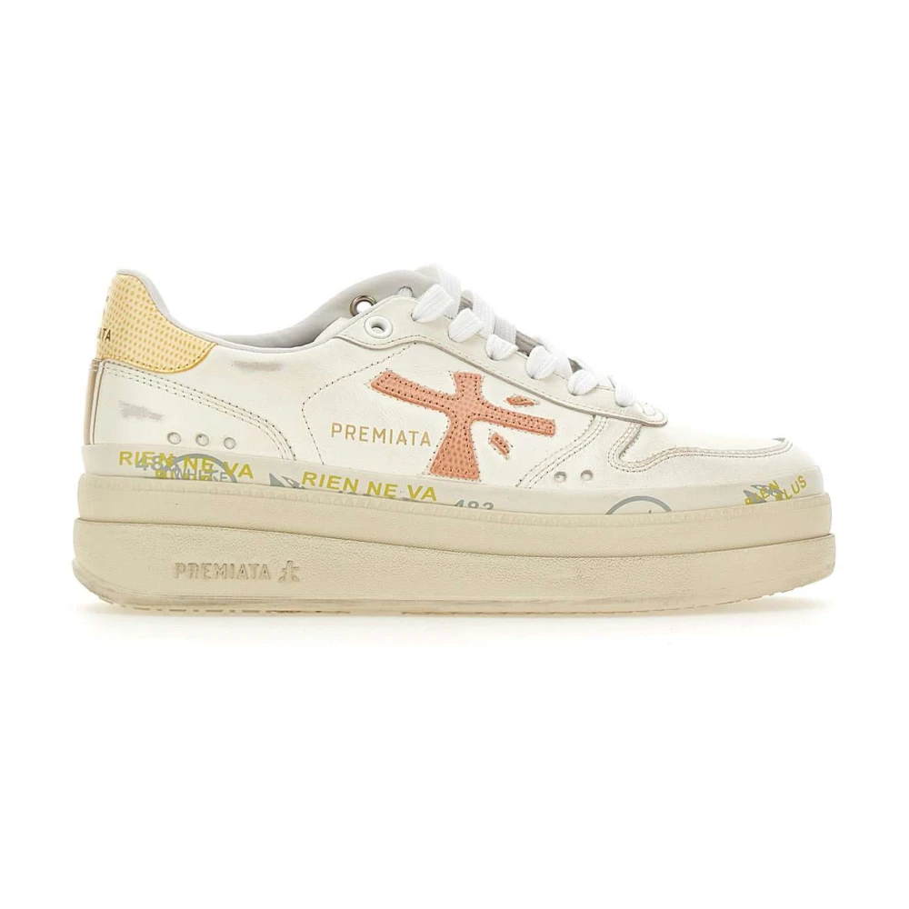 Premiata Women's White Micol 8196 Sneakers