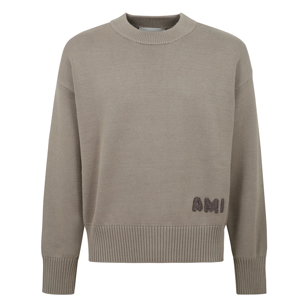 Knitwear > Round-neck Knitwear - - Ami Paris - Modalova