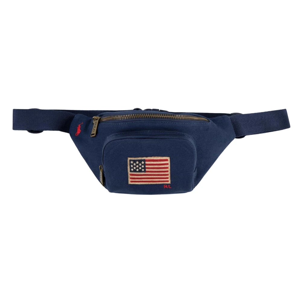 Ralph Lauren Unisex Kids Blue Bags, One Size, Americana Belt Bag