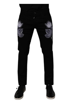 black-floral-skinny-denim-jeans