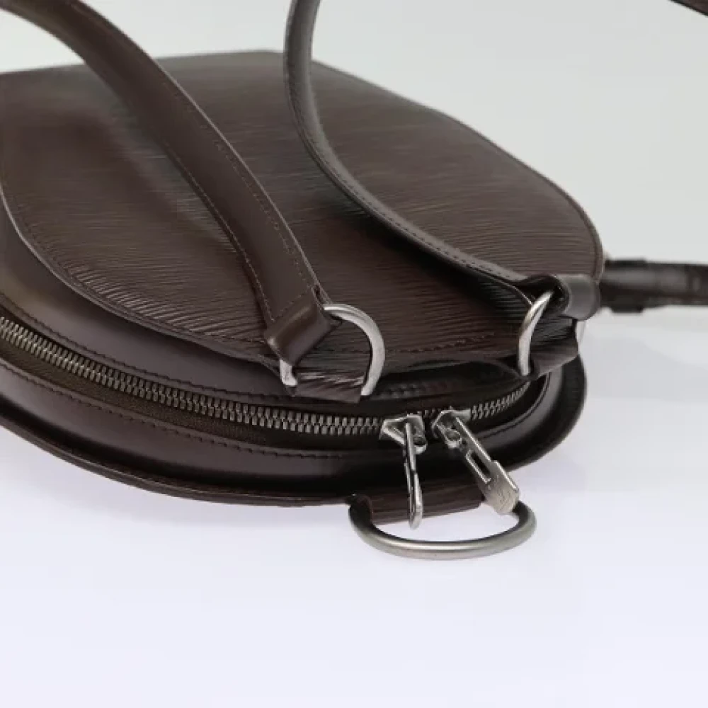 Louis Vuitton Vintage Pre-owned Leather backpacks Brown Dames