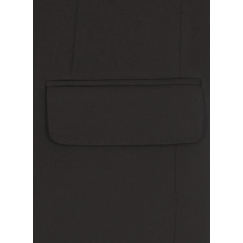 Dsquared2 Zwart tweedelig pak met pieklapel Black Heren