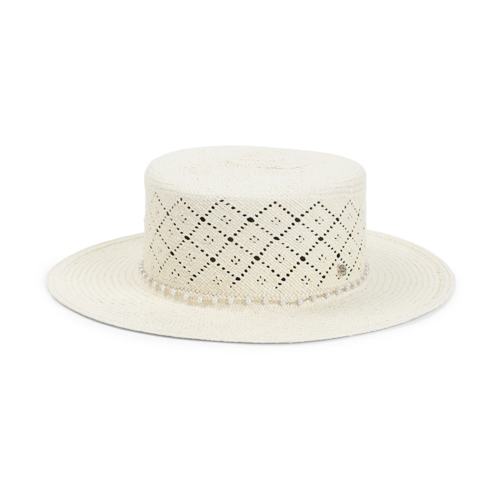 Maison Michel Women's Beige Kiki Beads Hat