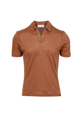 brown-linen-t-shirt-and-polo