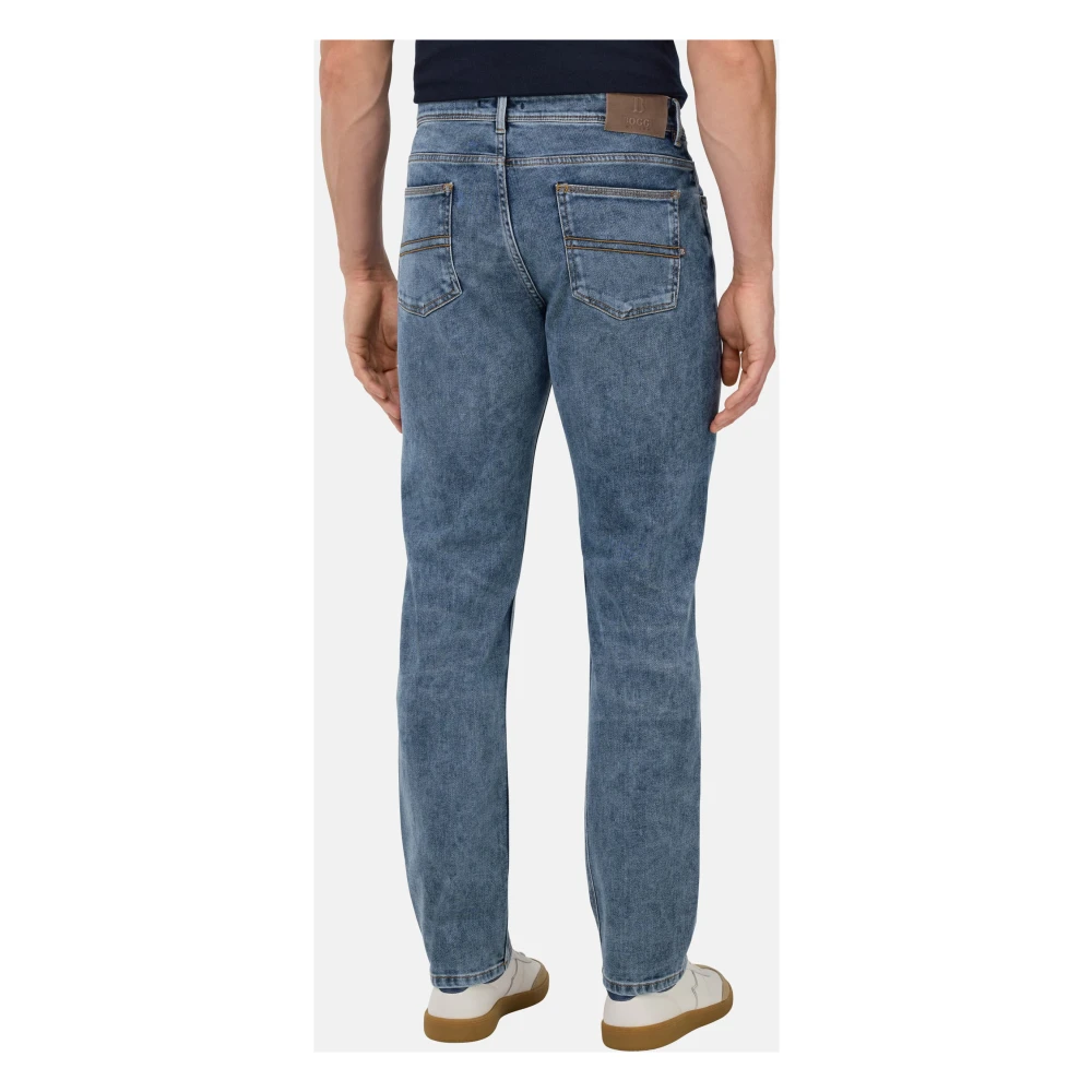 Boggi Milano Stretch Denim Jeans Blue Heren