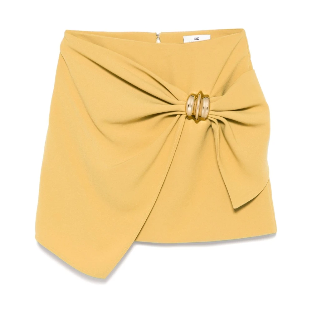Elisabetta Franchi Stijlvolle Rokken Collectie Yellow Dames