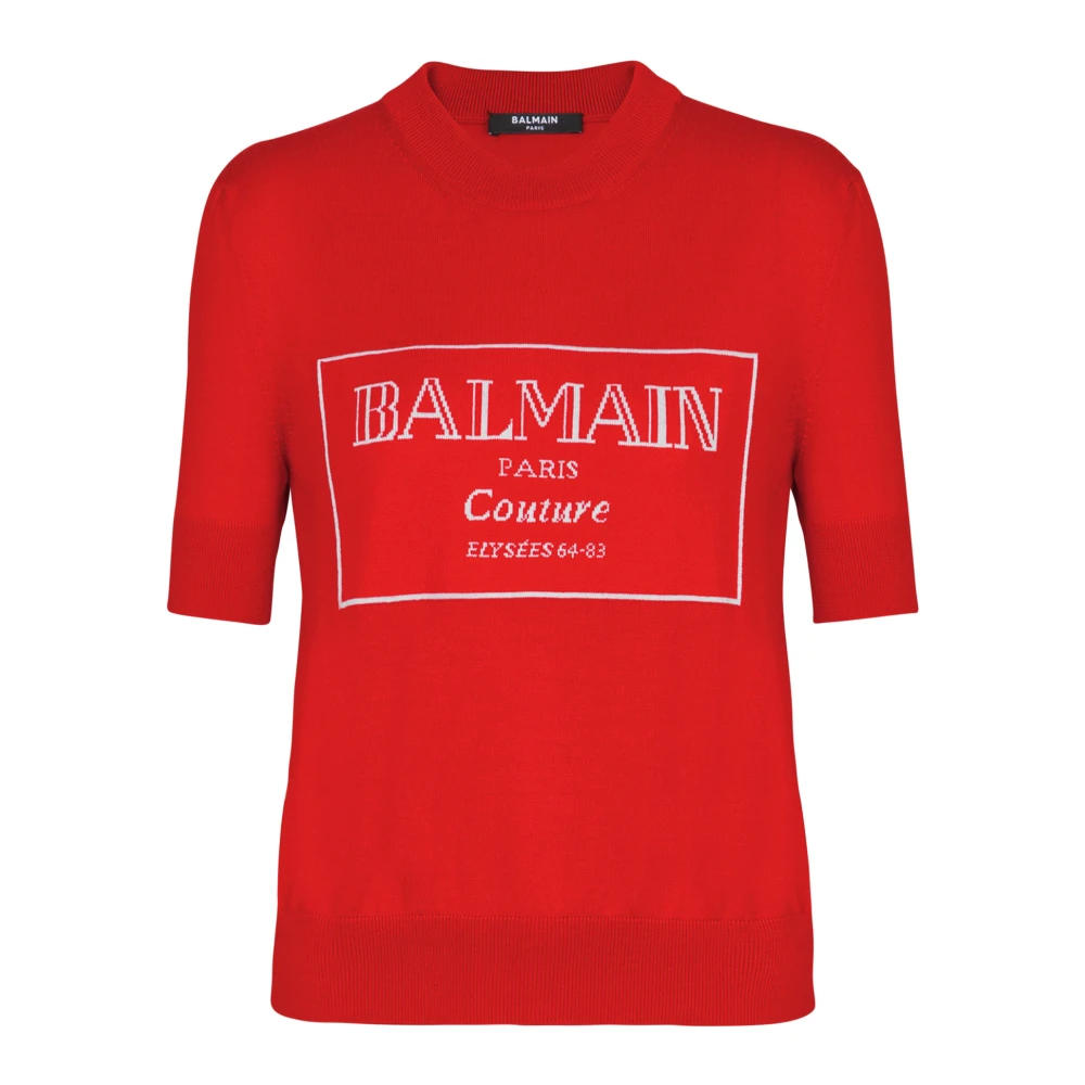 Knitwear > Round-neck Knitwear - - Balmain - Modalova