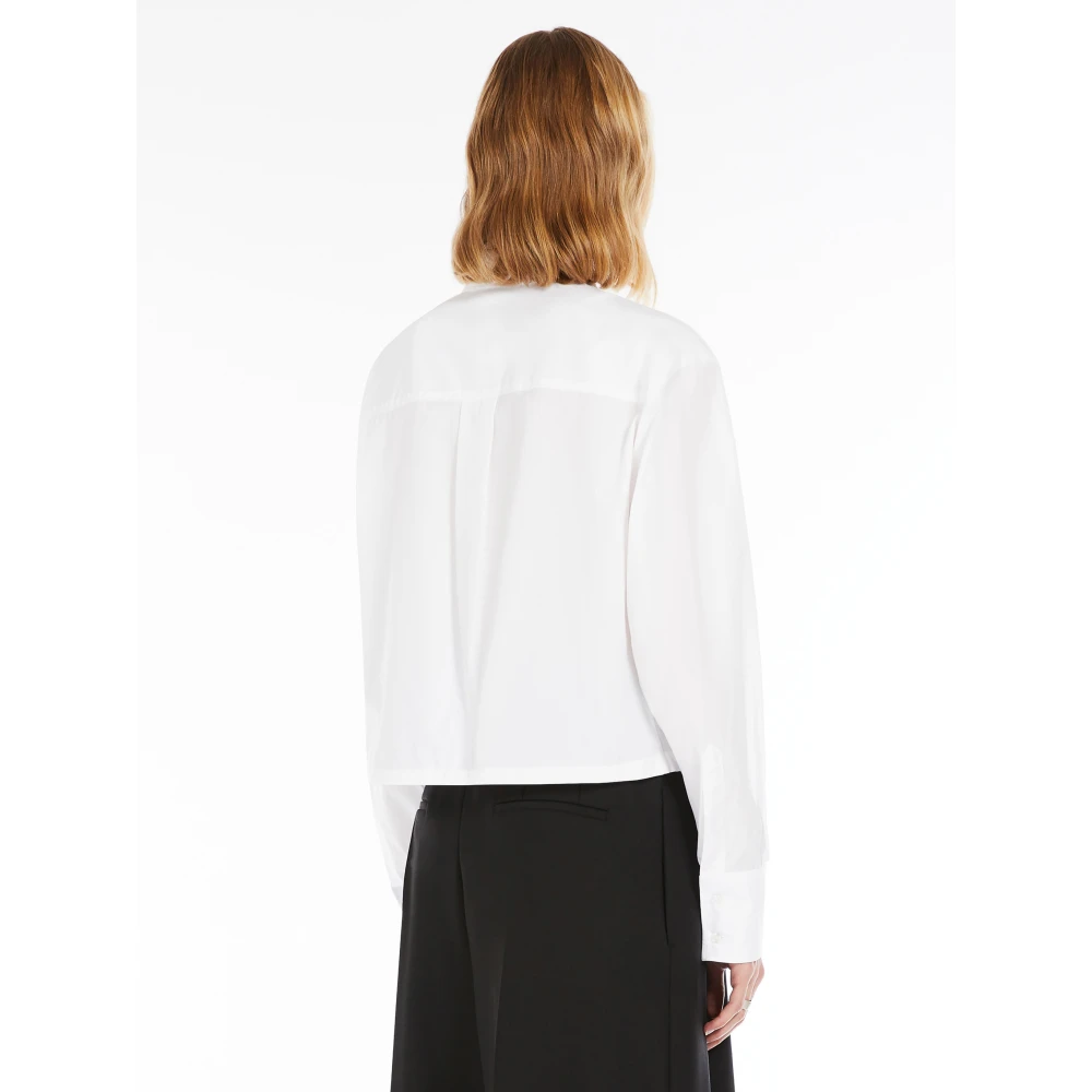 SPORTMAX Stijlvolle shirts voor sportliefhebbers White Dames