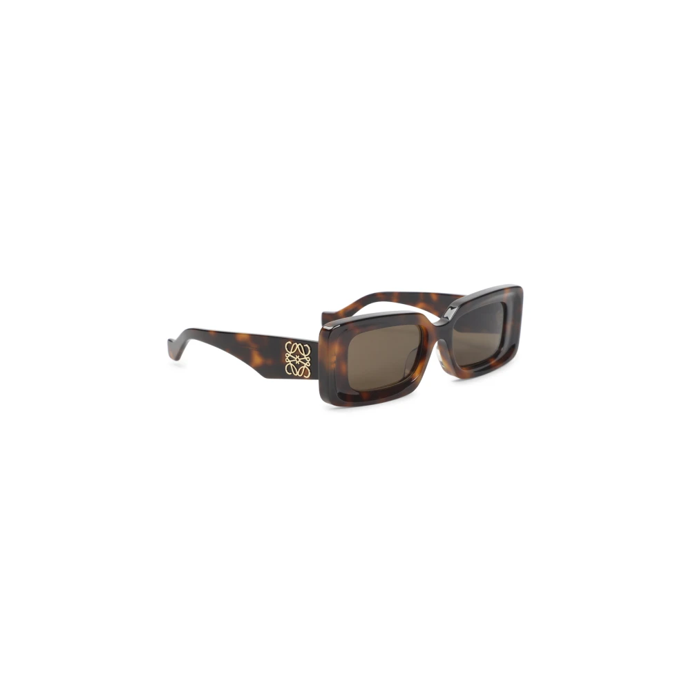 Loewe Women's Brown Rectangular Sunglasses - Sunglasses - One Size - Accessories