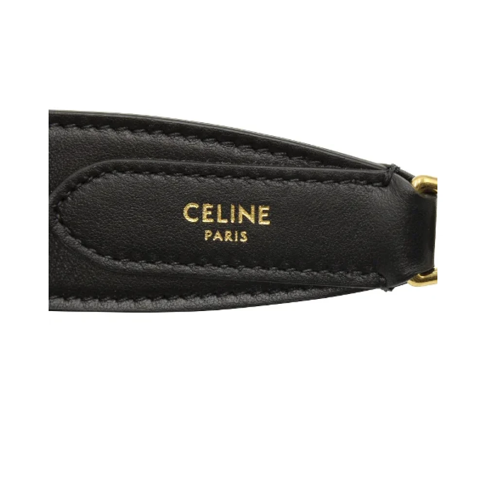 Celine Vintage Pre-owned Leather home-office Black Dames