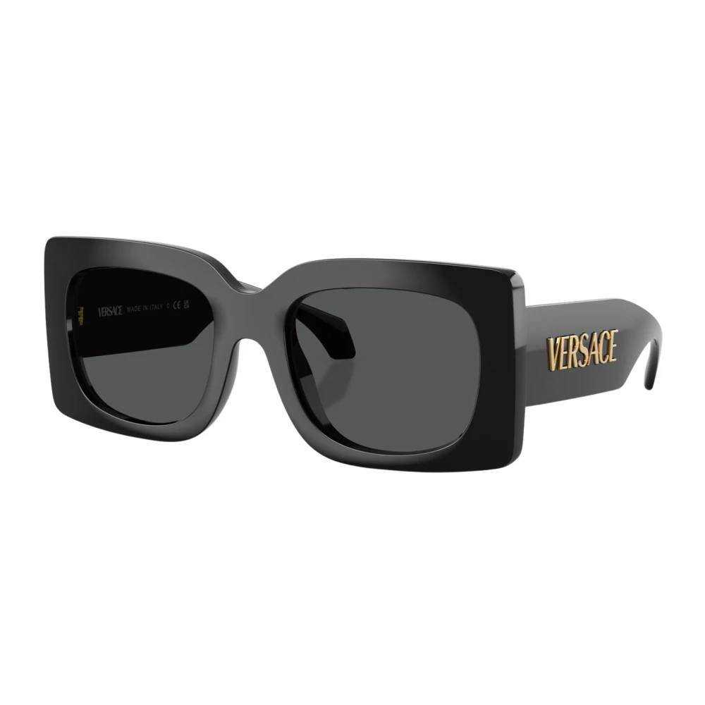 Versace Women's Black Sunglasses, 54 Mm, Square Sunglasses