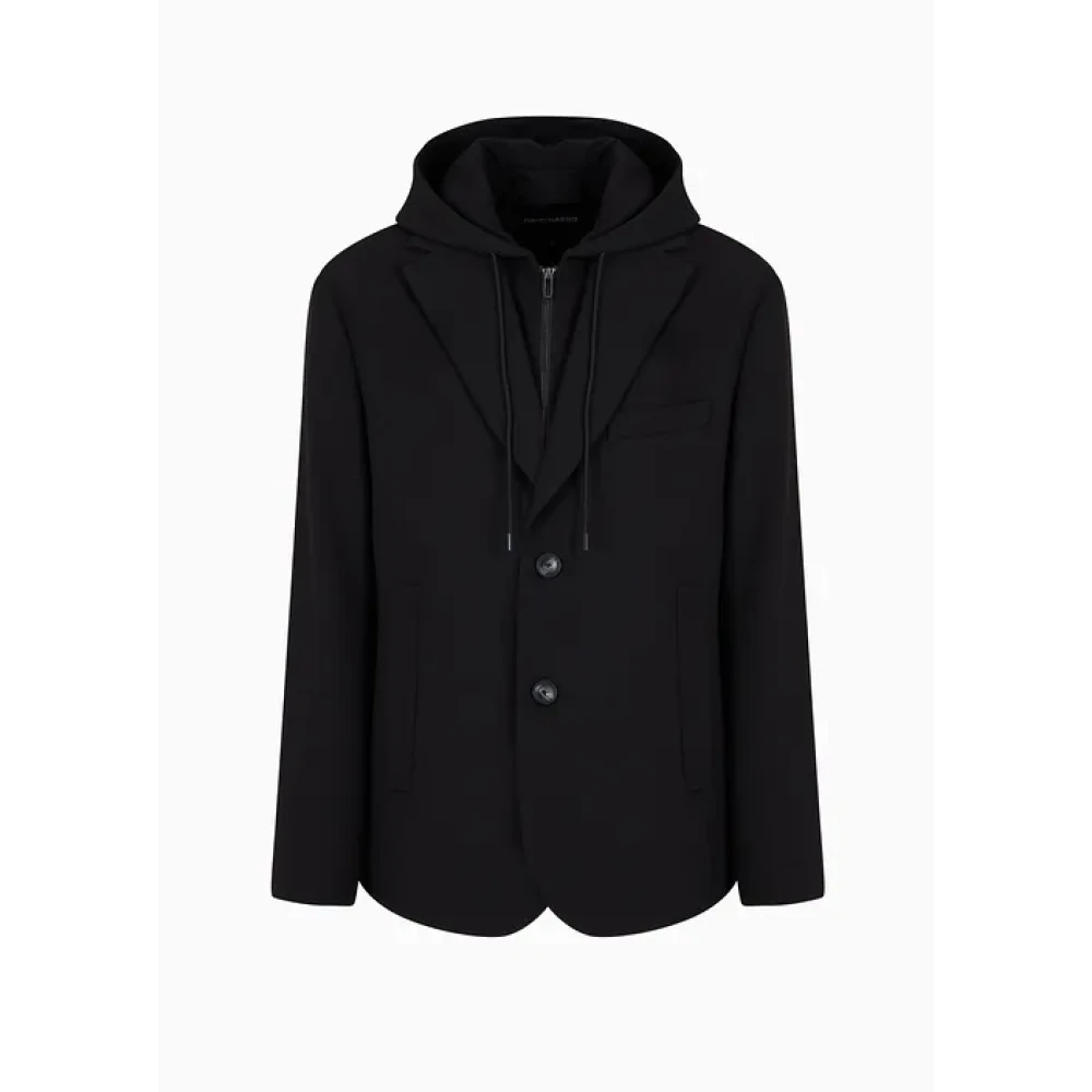 Emporio Armani Blazers Black Heren