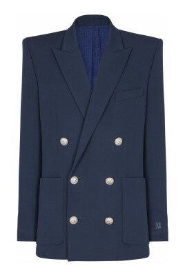 blazer-en-grain-de-poudre